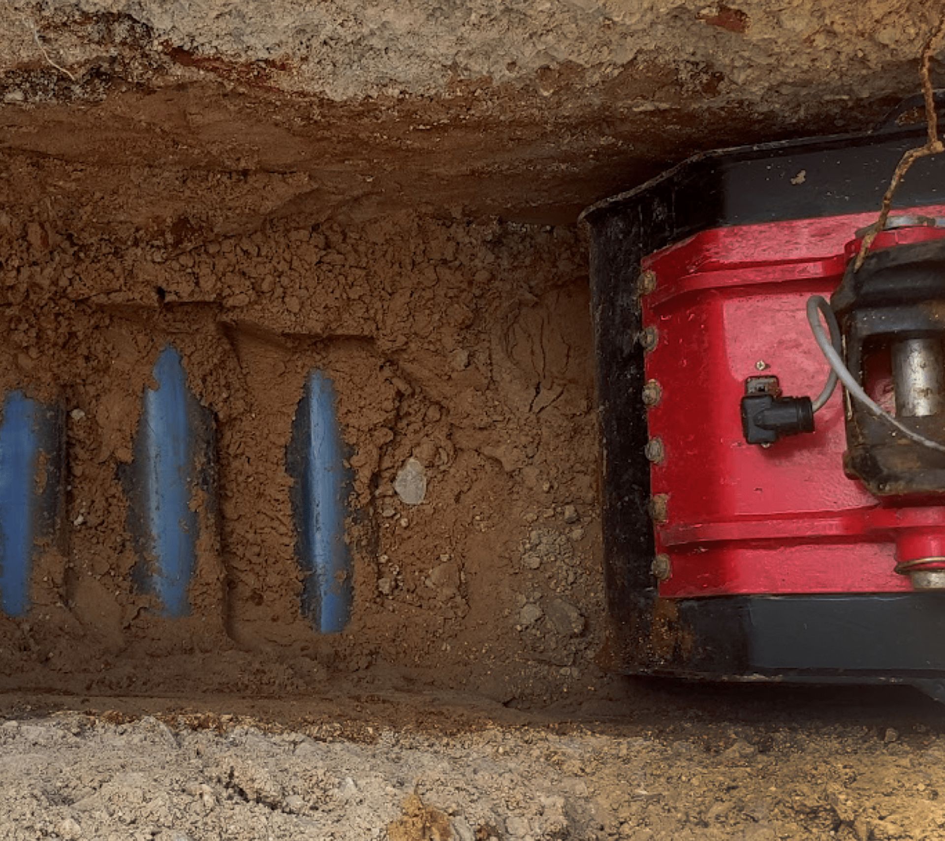 埋設物検知センサー付き掘削バケット「LDR EXCAVATE™」